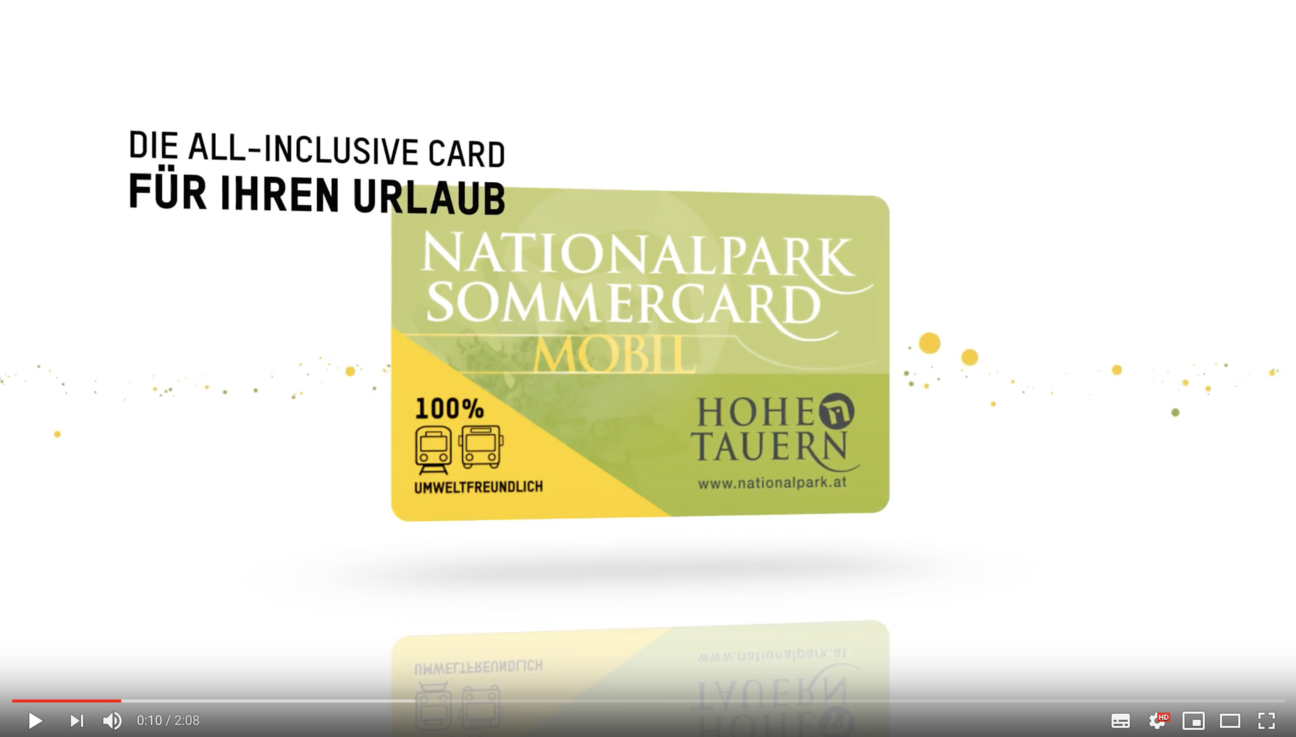 All-Inklusiv Urlaub in Mittersill Nationalpark Sommercard Video