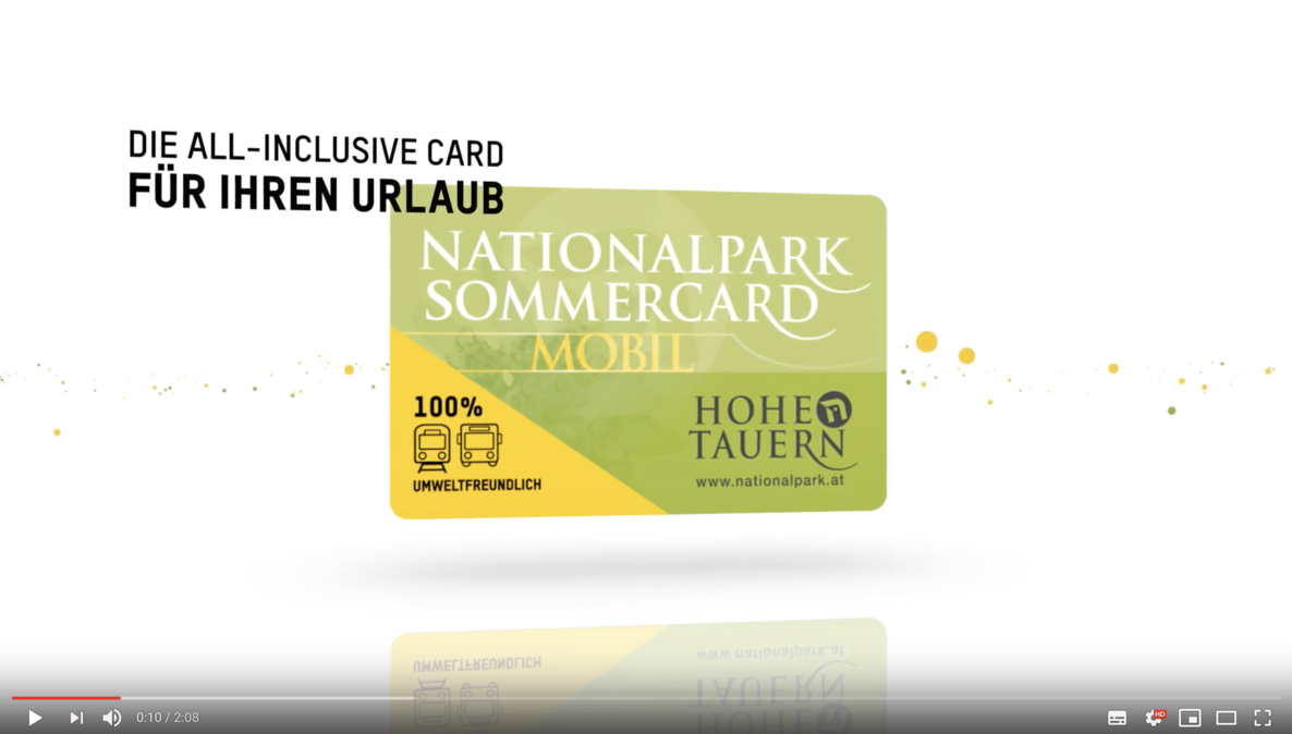 All-Inklusiv Urlaub in Mittersill Nationalpark Sommercard Video